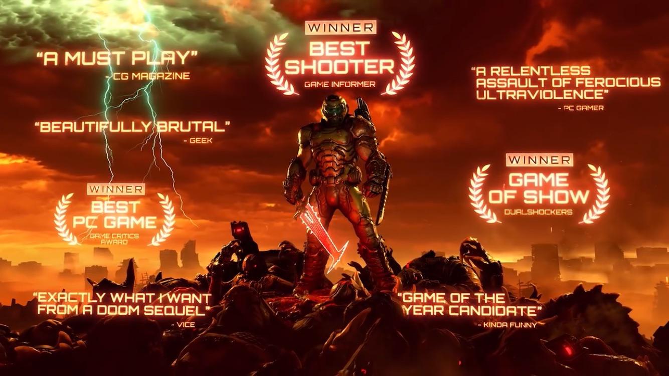 DOOM Eternal bất ngờ được đề cử giải Game của năm có thực sự xứng đáng?