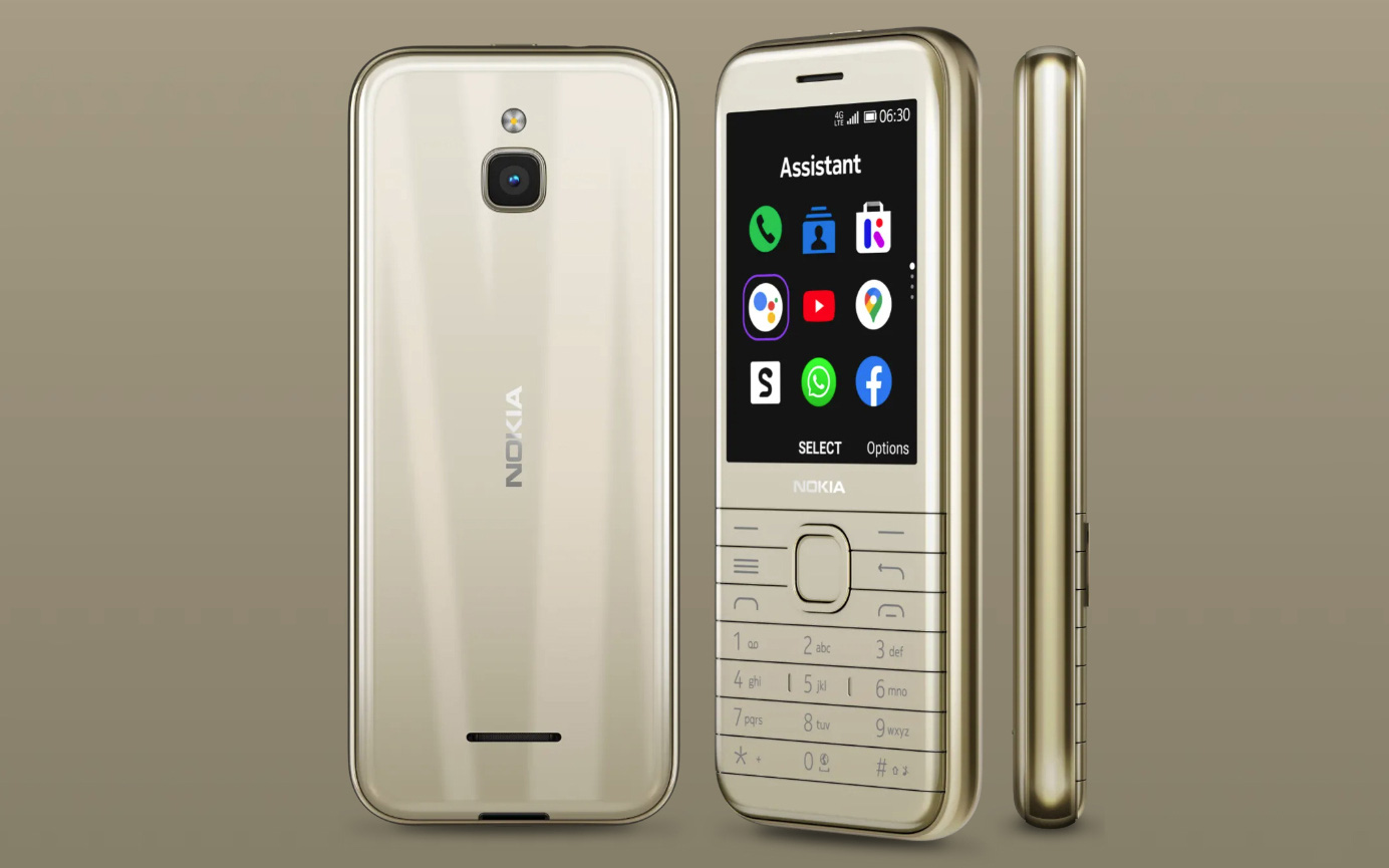 Nokia 8000 4G "cục gạch" trở lại: chạy được 4G, giá chỉ 2 triệu đồng