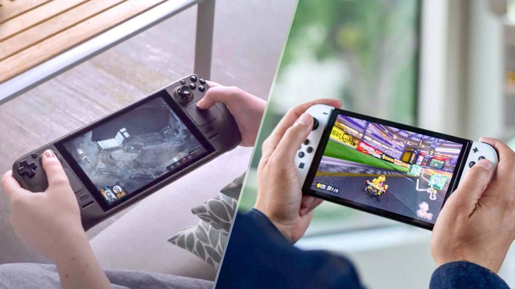 Steam Deck vs Nintendo Switch OLED anh em game thủ sẽ chọn ai.