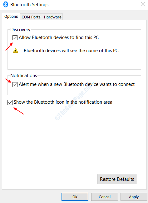 Đảm bảo bàn phím của bạn phát hiện ra Bluetooth để kết nối.