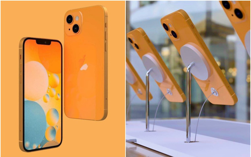 Mẫu iPhone 13 màu cam độc lạ đang gây xôn xao những ngày qua