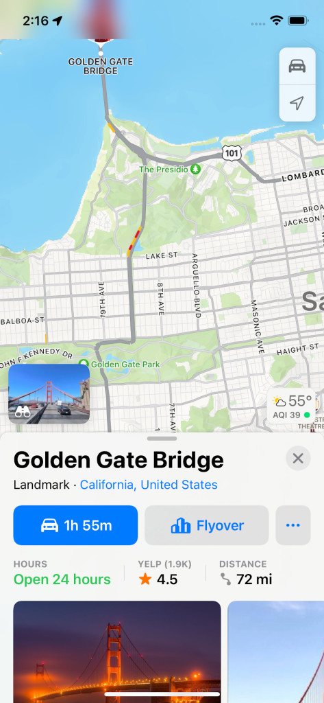 Chỉ dẫn trong Apple Maps