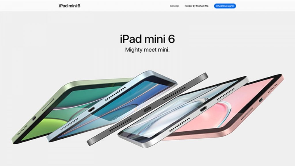 Ipad mini 6 has 4 colors to choose from
