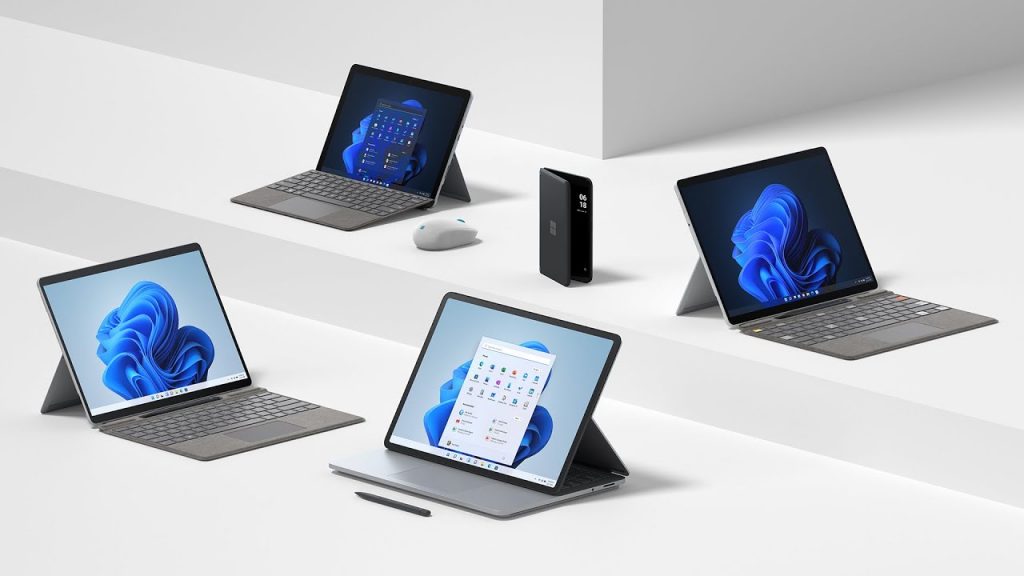 Nhiều mẫu laptop Surface mới ra của hãng đã chạy sẵn Win 11