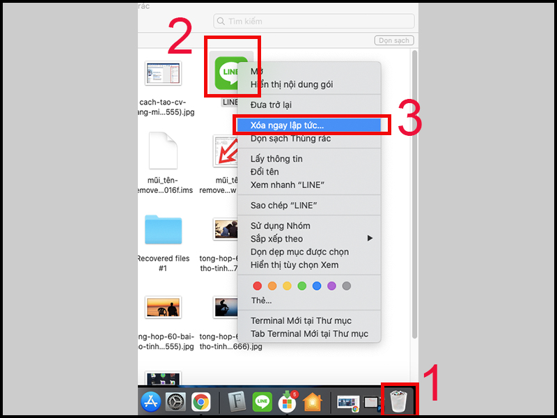Hướng dẫn cách xóa ứng dụng trên Macbook 6
