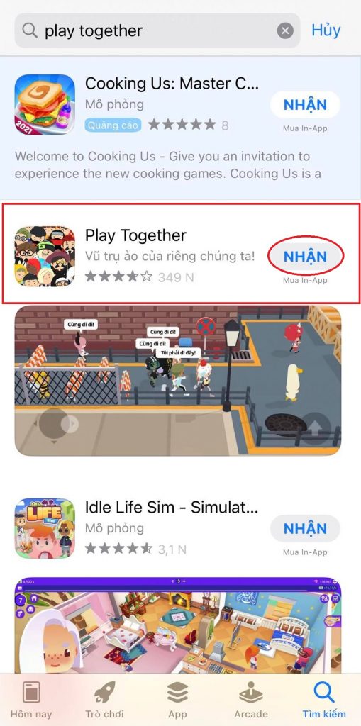 play together cai dat ios 1