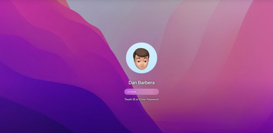 Cách đổi hình profile trên màn hình khóa Macbook bằng ảnh động Memoji
