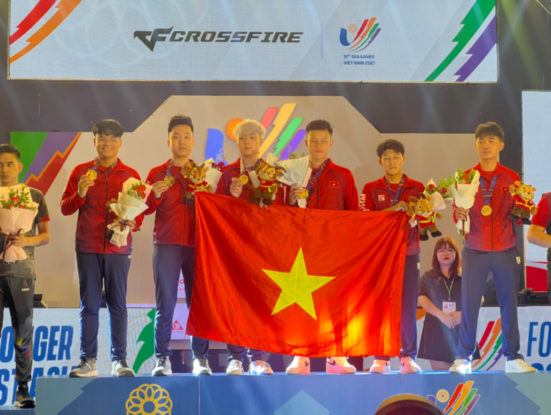 Viet Nam gianh huy chuong vang tai SEA Games 31 trong bo mon Dot Kich