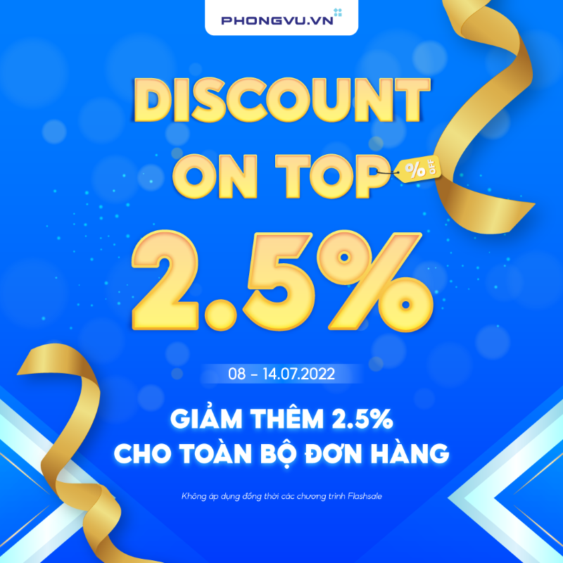 discount on top