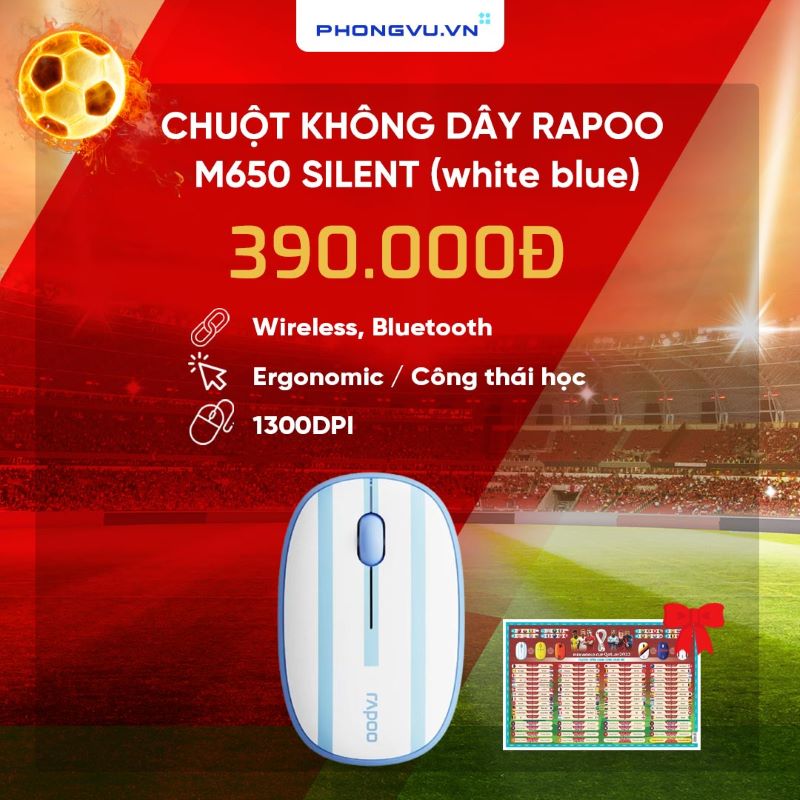 chuot rapoo m650 silent argentina