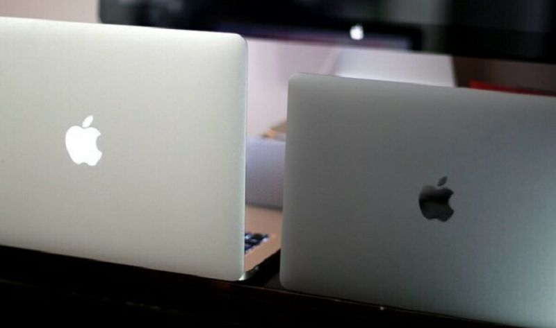 Logo Apple trên MacBook