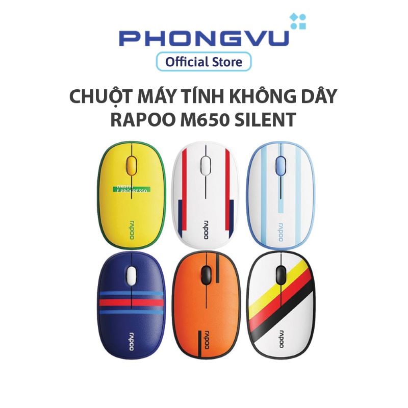 chuột Rapoo M650 Silent phiên bản World Cup