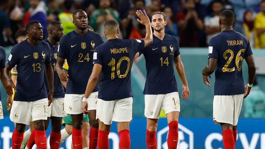 france national football team awesome high five