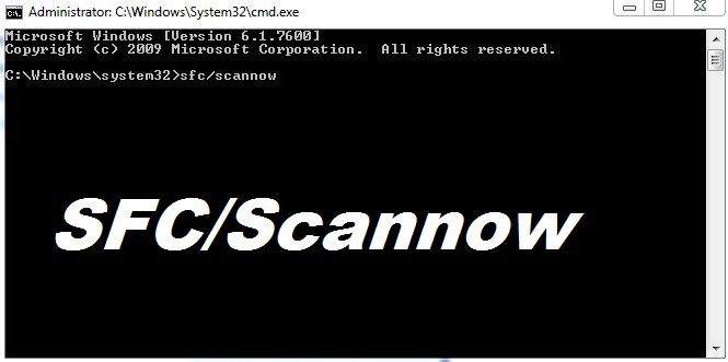 Sử dụng công cụ SFC/Scannow