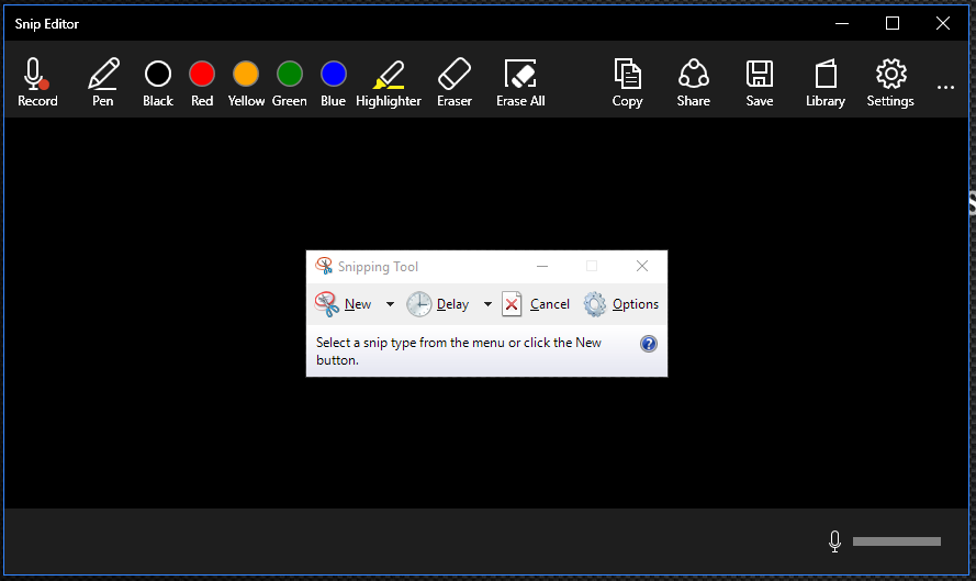 Công cụ chụp màn hình Snip Editor