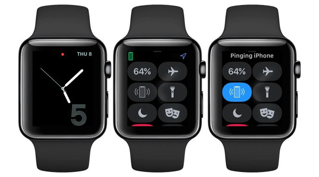Pinging iPhone là tính năng tìm iPhone ngay trên Apple Watch