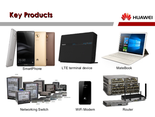 Huawei đã phát triển hàng loạt loại sản phẩm tiên tiến