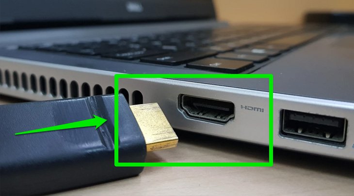 kết nối laptop với tivi qua HDMI 1