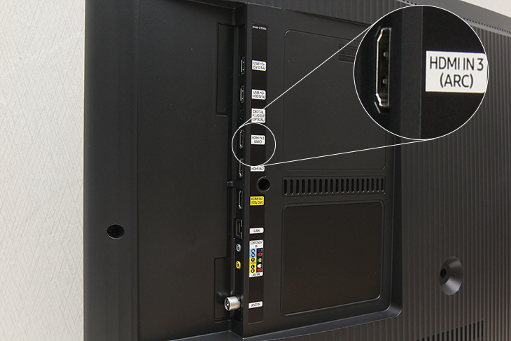 Cổng HDMI (ARC) kết nối amply và tivi