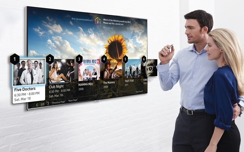 tìm kiếm bằng giọng nói trên Smart tivi Samsung
